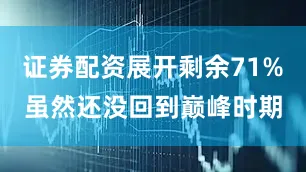 证券配资展开剩余71%虽然还没回到巅峰时期