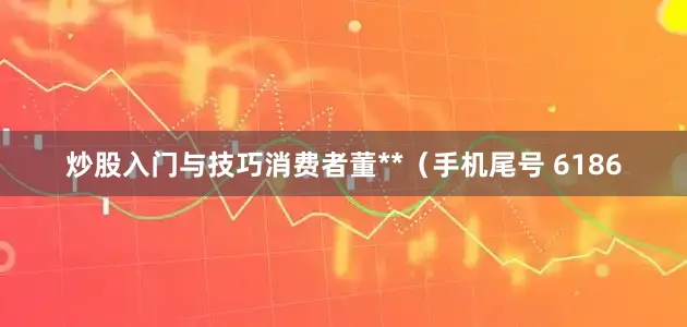 炒股入门与技巧消费者董**（手机尾号 6186