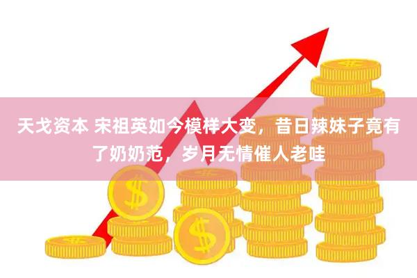 天戈资本 宋祖英如今模样大变，昔日辣妹子竟有了奶奶范，岁月无情催人老哇